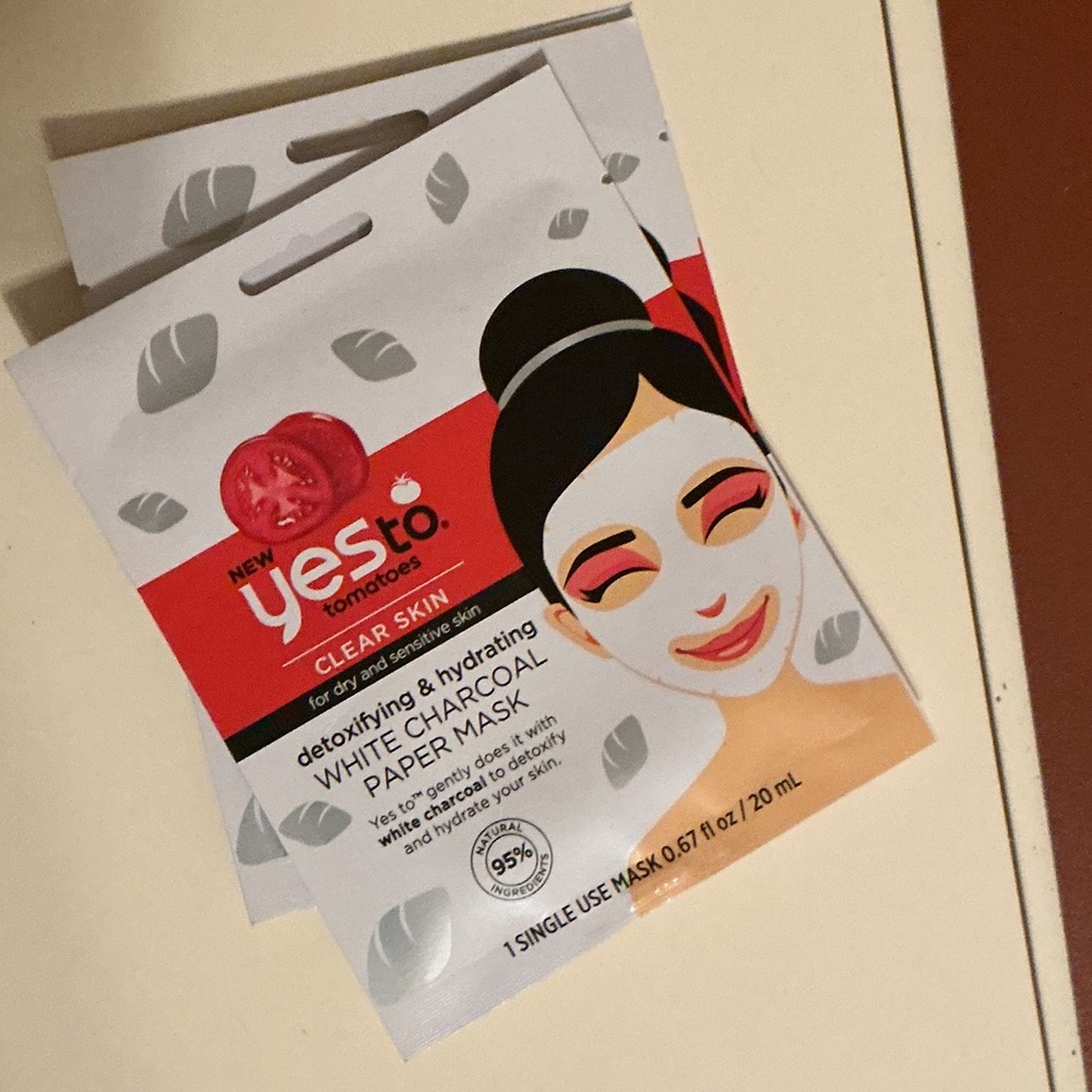 White Charcoal Paper Mask - Detox & Hydrate